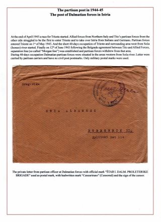 DALMAZIEN: POSTGESCHICHTE 1806-1960 – Blatt 71
