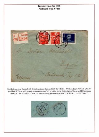 DALMAZIEN: POSTGESCHICHTE 1806-1960 – Blatt 81
