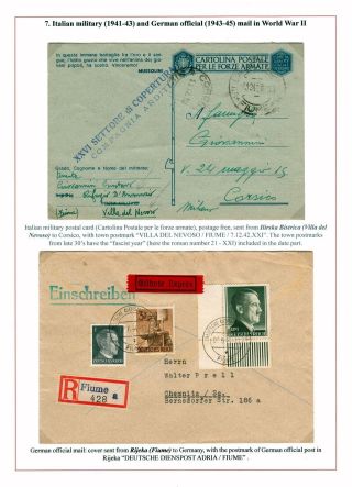 ISTRIEN: POSTGESCHICHTE 1830-1960 – Blatt 9