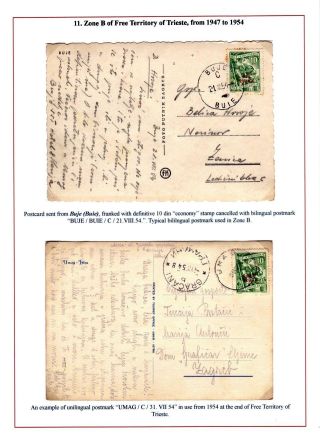 ISTRIEN: POSTGESCHICHTE 1830-1960 – Blatt 13