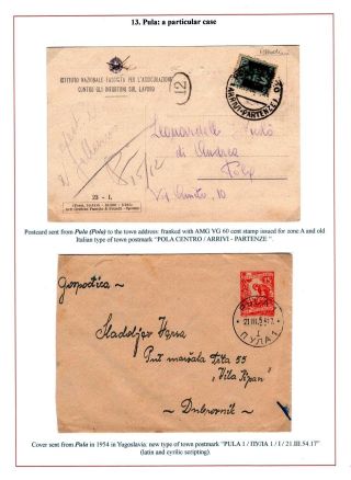ISTRIEN: POSTGESCHICHTE 1830-1960 – Blatt 15