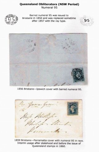 POSTAL HISTORY OF THE BRISBANE GPO 1840`s-1913 – sheet 3