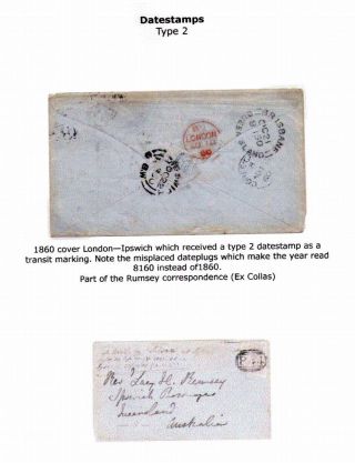 POSTAL HISTORY OF THE BRISBANE GPO 1840`s-1913 – sheet 16