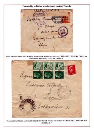 CROATIA - CENSORED MAIL – sheet 5