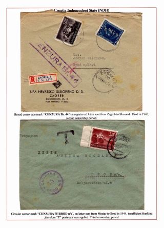 CROATIA - CENSORED MAIL – sheet 9