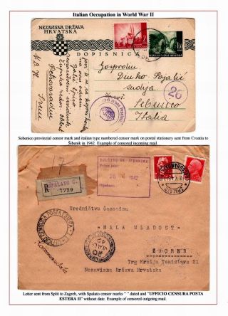 CROATIA - CENSORED MAIL – sheet 10