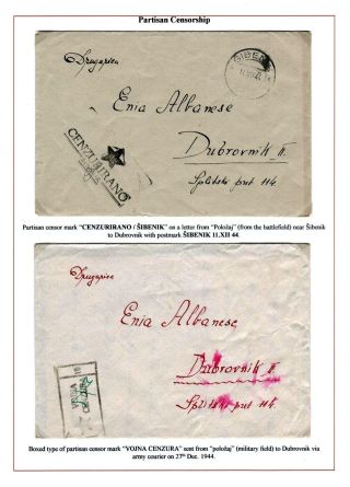 CROATIA - CENSORED MAIL – sheet 11