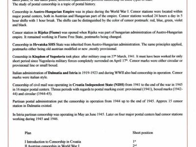 CROATIA - CENSORED MAIL