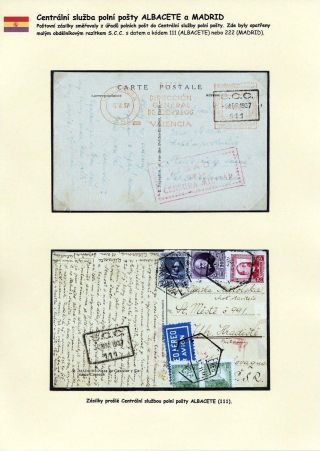 FILATELISTICKÉ ZAJÍMAVOSTI KORESPONDENCE ÚČASTNÍKŮ ŠPANĚLSKÉ OBČANSKÉ VÁLKY – list 11