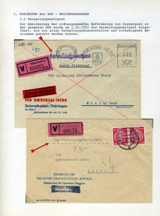 DIE BEZIRKSAUSGABEN DES ZENTRALEN KURIERDIENSTES DER DDR – Blatt 3