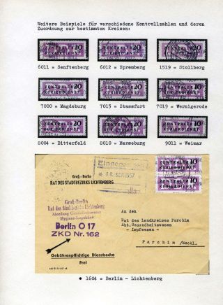 DIE BEZIRKSAUSGABEN DES ZENTRALEN KURIERDIENSTES DER DDR – Blatt 12