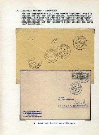REGIONAL ISSUES FOR THE CENTRAL COURIER SERVICE IN GDR – sheet 20