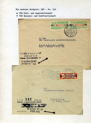 REGIONAL ISSUES FOR THE CENTRAL COURIER SERVICE IN GDR – sheet 23
