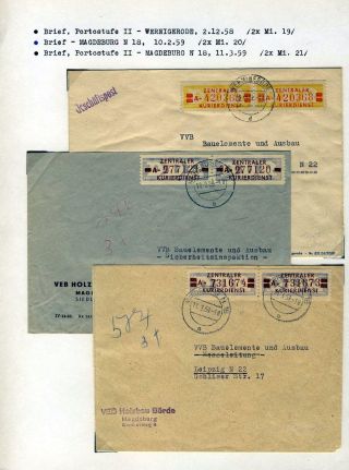 REGIONAL ISSUES FOR THE CENTRAL COURIER SERVICE IN GDR – sheet 27