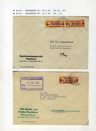 REGIONAL ISSUES FOR THE CENTRAL COURIER SERVICE IN GDR – sheet 28