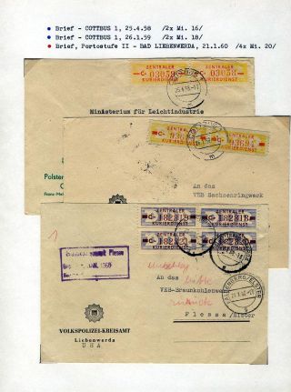 REGIONAL ISSUES FOR THE CENTRAL COURIER SERVICE IN GDR – sheet 36
