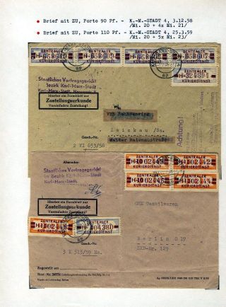 DIE BEZIRKSAUSGABEN DES ZENTRALEN KURIERDIENSTES DER DDR – Blatt 67