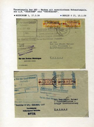 DIE BEZIRKSAUSGABEN DES ZENTRALEN KURIERDIENSTES DER DDR – Blatt 123