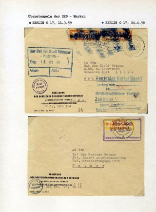 DIE BEZIRKSAUSGABEN DES ZENTRALEN KURIERDIENSTES DER DDR – Blatt 124