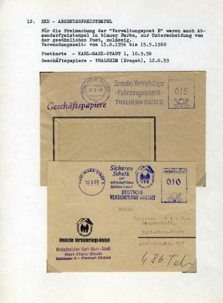 DIE BEZIRKSAUSGABEN DES ZENTRALEN KURIERDIENSTES DER DDR – Blatt 128