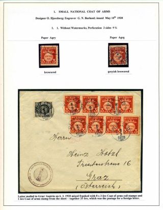 DIE SCHWEDISCHE ROLLEN-DAUERMARKEN 1920-1936 – Blatt 2