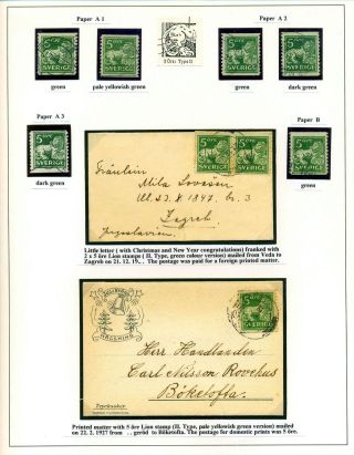DIE SCHWEDISCHE ROLLEN-DAUERMARKEN 1920-1936 – Blatt 4
