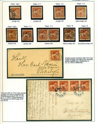 DIE SCHWEDISCHE ROLLEN-DAUERMARKEN 1920-1936 – Blatt 5