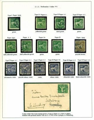 DIE SCHWEDISCHE ROLLEN-DAUERMARKEN 1920-1936 – Blatt 11