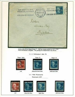 DIE SCHWEDISCHE ROLLEN-DAUERMARKEN 1920-1936 – Blatt 16