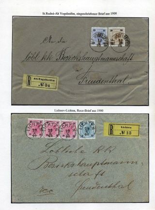 AUSTRIAN SILESIA – POSTAL HISTORY 1900-1920 – sheet 2