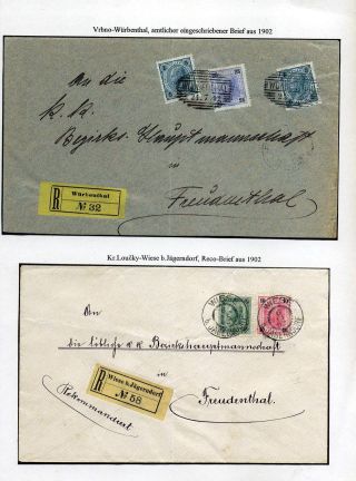 AUSTRIAN SILESIA – POSTAL HISTORY 1900-1920 – sheet 5