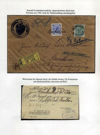 AUSTRIAN SILESIA – POSTAL HISTORY 1900-1920 – sheet 8