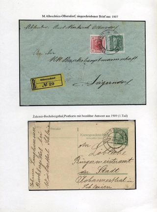 AUSTRIAN SILESIA – POSTAL HISTORY 1900-1920 – sheet 13