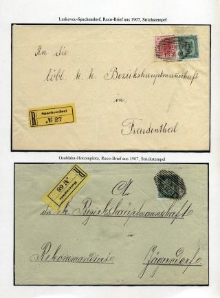 AUSTRIAN SILESIA – POSTAL HISTORY 1900-1920 – sheet 14