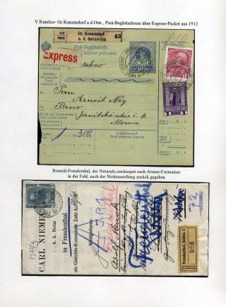 ÖSTERREICHISCHES SCHLESIEN - POSTGESCHICHTE 1900-1920 – Blatt 23