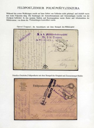 ÖSTERREICHISCHES SCHLESIEN - POSTGESCHICHTE 1900-1920 – Blatt 32
