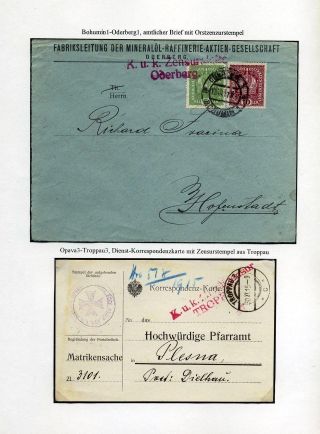 RAKOUSKÉ SLEZSKO - POŠTOVNICTVÍ 1900-1920 – list 33