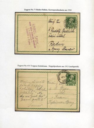 RAKOUSKÉ SLEZSKO - POŠTOVNICTVÍ 1900-1920 – list 37
