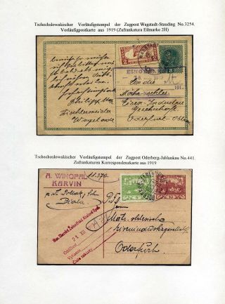 RAKOUSKÉ SLEZSKO - POŠTOVNICTVÍ 1900-1920 – list 43