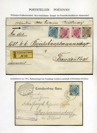 RAKOUSKÉ SLEZSKO - POŠTOVNICTVÍ 1900-1920 – list 45