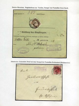 RAKOUSKÉ SLEZSKO - POŠTOVNICTVÍ 1900-1920 – list 46