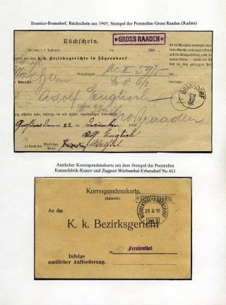 RAKOUSKÉ SLEZSKO - POŠTOVNICTVÍ 1900-1920 – list 47