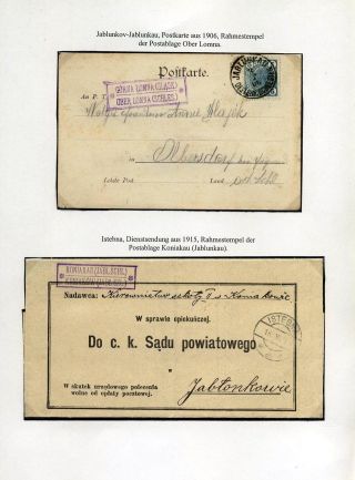 RAKOUSKÉ SLEZSKO - POŠTOVNICTVÍ 1900-1920 – list 48