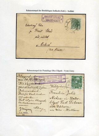 RAKOUSKÉ SLEZSKO - POŠTOVNICTVÍ 1900-1920 – list 50