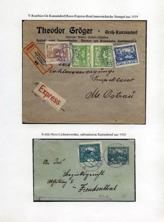 RAKOUSKÉ SLEZSKO - POŠTOVNICTVÍ 1900-1920 – list 54