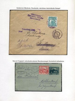 RAKOUSKÉ SLEZSKO - POŠTOVNICTVÍ 1900-1920 – list 57