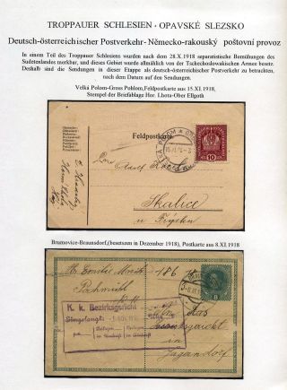 RAKOUSKÉ SLEZSKO - POŠTOVNICTVÍ 1900-1920 – list 58