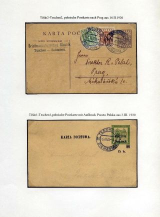 RAKOUSKÉ SLEZSKO - POŠTOVNICTVÍ 1900-1920 – list 77