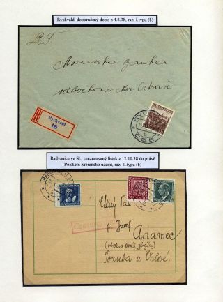 TESCHENER SCHLESIEN - POSTGESCHICHTE 1938-1941 – Blatt 6