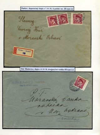TESCHENER SCHLESIEN - POSTGESCHICHTE 1938-1941 – Blatt 9